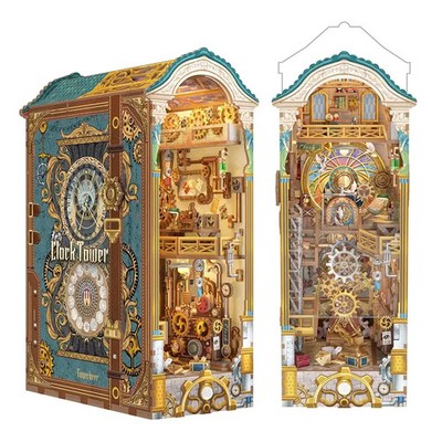 Tonecheer 3D Puzzle 9194023 Clock Tower Bücherecken Diorama