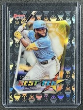 JACKSON CHOURIO 2025 BOWMAN'S BEST #BT-12 BEST-TEK 52/99 BREWERS