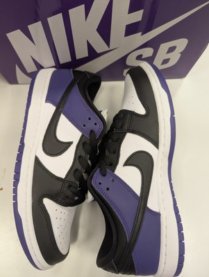 Nike SB dunk low pro court purple/ black white 42.5