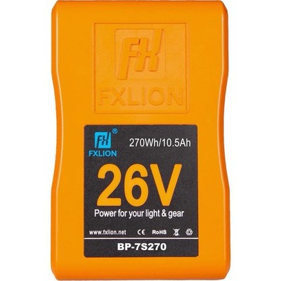 Akku V-Mount FXLION BP-7S270 - 26V / 270Wh (10,5Ah) - Kino / Beleuchtung