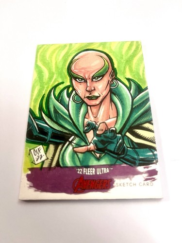 Chris Foreman Marvel 2022 Ultra Avengers Sketch card