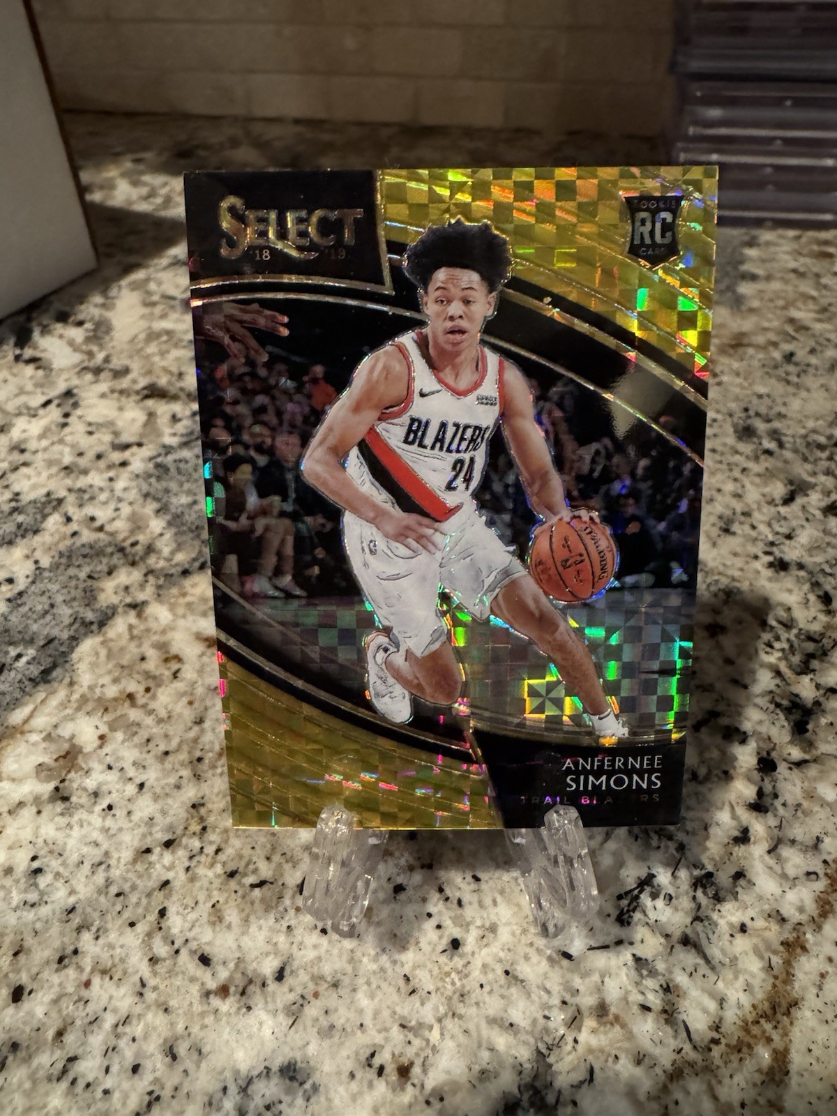 2018-19 Select Anfernee Simons Rookie Gold /10 Courtside