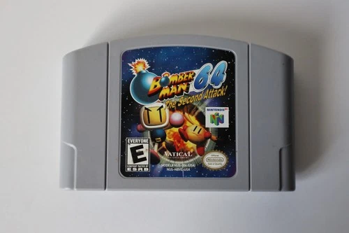 New ListingBomberman 64: The Second Attack (Nintendo 64, 2000) Authentic