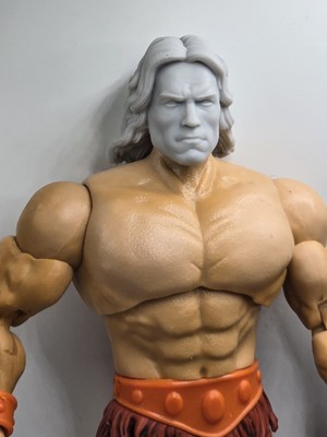 3d Print ARNOLD CONAN BARBARIAN LARGE HEAD#1 1:10 7'' Select DC Multiverse 