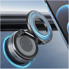 360  Adjustable Magnetic Vacuum Suction Cup Car Phone Holder Mount for MagSafe
