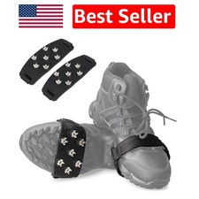 Crampon Traction Cleats Size: US 3.5-10.5 for Safe Snow and Ice Navigation