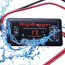 Wigwagger 72 Electronic Wig Wag Alternating Flasher Relay - Waterproof Wigwagger 72 Electronic Wig Wag Alternating Flasher Relay - Waterproof
