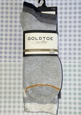 Signature Gold By Goldtoe Men's Fresh All Day Multicolor Socks 3pk 6-12