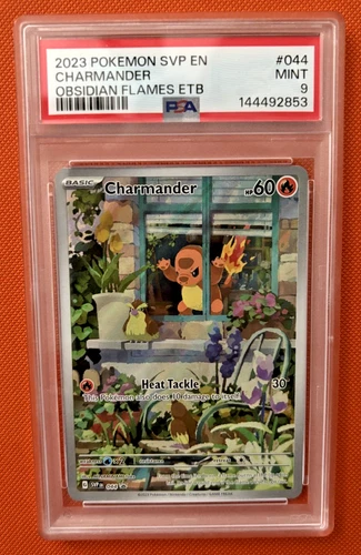 Charmander 044 Obsidian Flames ETB Promo PSA 9 2023 Pokemon Card
