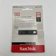 SanDisk 32GB Ultra USB Type-C Flash Drive - SDCZ460-032G-G46 Speeds Upto 150MB/s