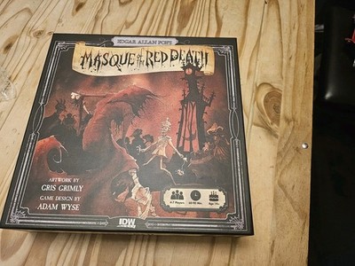 Masque Of The Red Death Edgar Allen Poe IDW BOARDGAME 4+ PLAYERS opened but unus