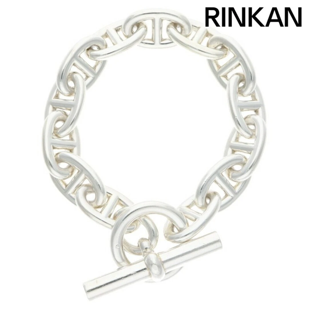 HERMÈS Hermes Chaine d'Ancre TGM Sheine Caviglia Argento Bracciale Uomo 13LINK Usato4f