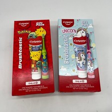 Colgate Toothpaste Toothbrush Brushtastic Gift Pack 2 Box