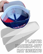Lote de insertos de sombrero de plástico para mantener la forma al usar, almacenar, exhibir sombreros