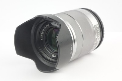 Sony Alpha SEL1855 18-55mm F/3.5-5.6 E-Mount OSS Objektiv silber