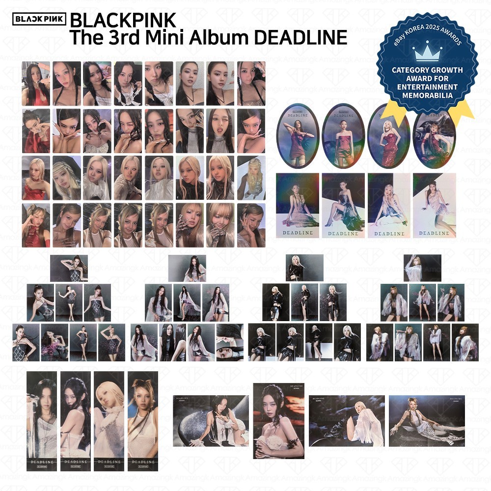 BLACKPINK The 3rd Mini Album Deadline Official Photocard Black