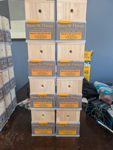 New(8 PACK) Carpenter Bee Trap Bees N Things Outdoor Wood Catcher Damage Control