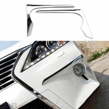 For Lexus Rx350 450h 2013-15 F Sport Chrome Front Bumper Fog Light Strip Trim 2x