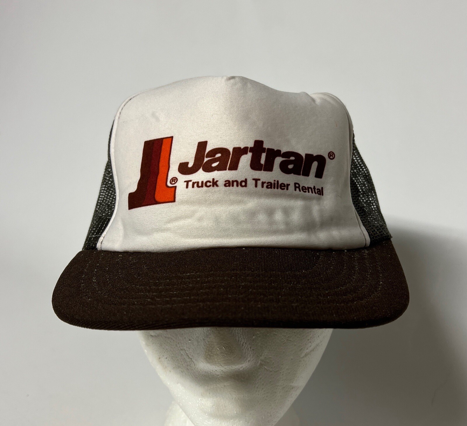Vintage Jartran Truck and Trailer Rental Mesh Trucker Snapback Hat Cap ...