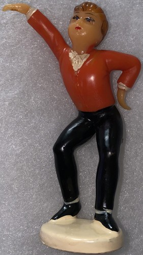 VTG‼ Wilton Chicago Dancer Cake Topper Dancing Teenager Sock Hop Twist