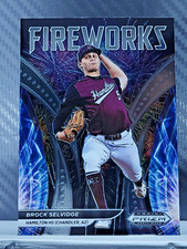 Brock Selvidge 2021 Prizm Draft Picks FIREWORKS #F-BS