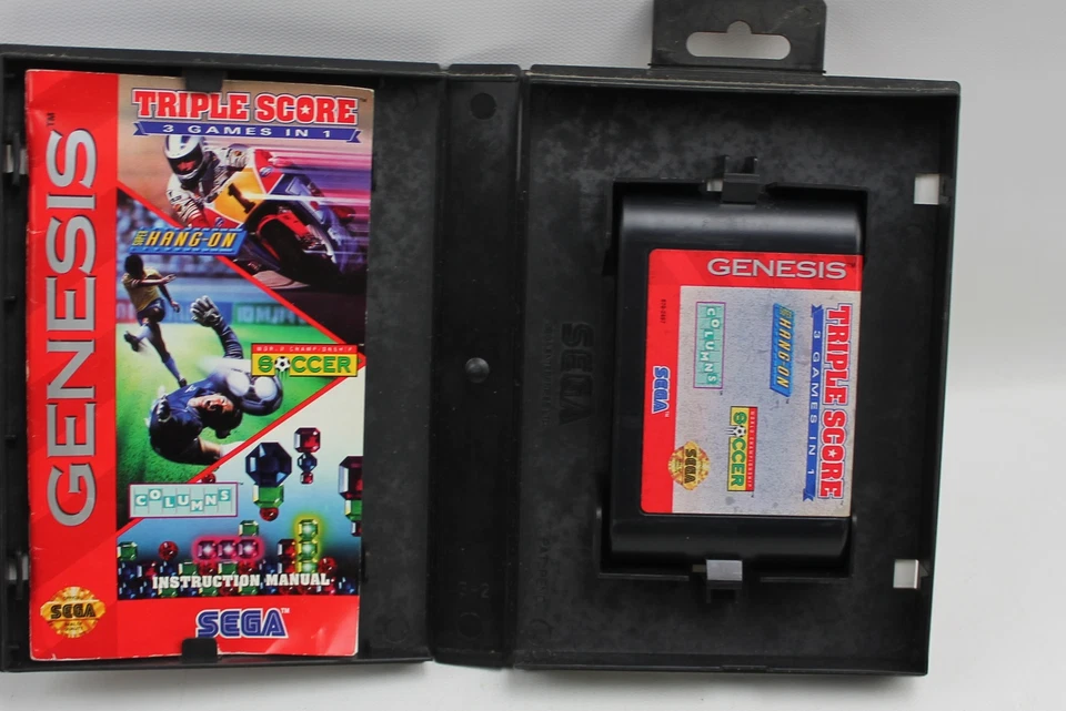 Vintage Sega Genesis James Pond Mortal Kombat Tipple Score 94 Football Video Gme - Image 4 of 4