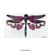 1 X Xl Libelle Tattoo - Temporary Haut Tattoo - BC024 (1)
