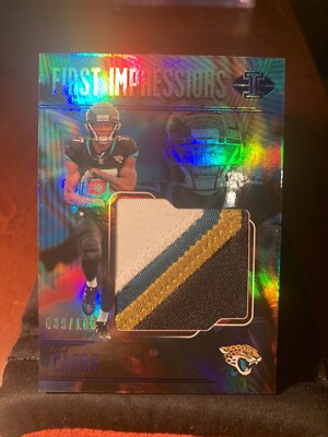 DJ Chark First Impressions Panini Illusion 4 color patch /100 RC Jaguars H1