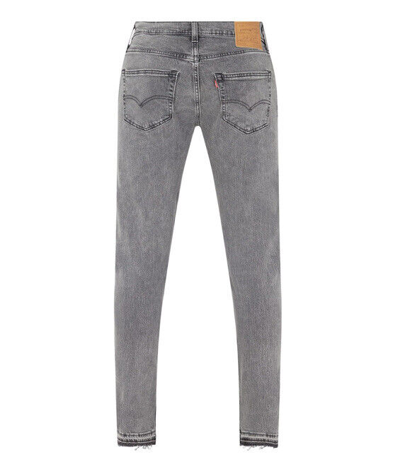 Levi's 512 Slim Taper Grey Jeans Mens Size W33 L32 New Levi's 512 Slim Taper Grey Jeans Mens Size W33 L32 New