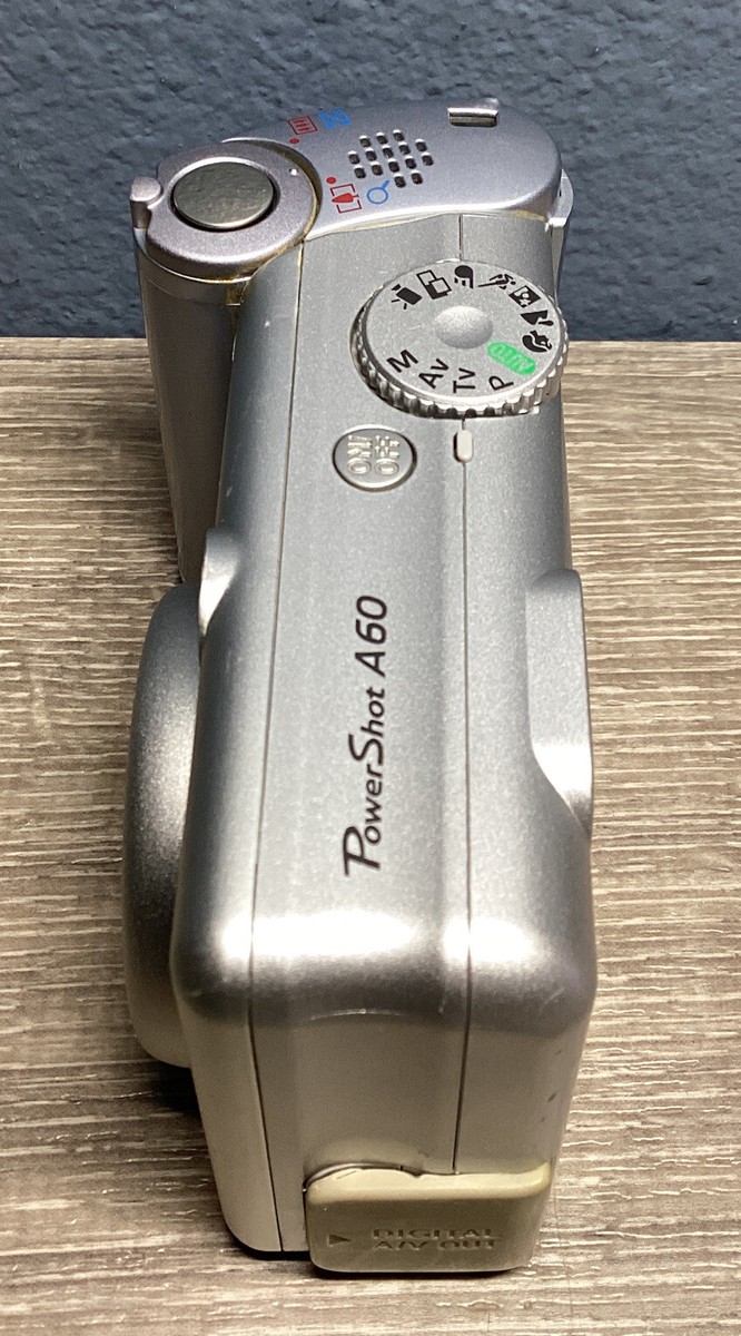 Canon Power Shot A60 2.0 Mega Pixels Digital Camera w/ Leather