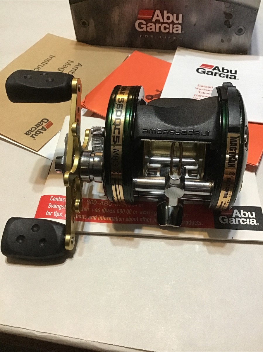 Abu Ambassadeur 5600C5 Mag-X Green Reel Excellent In Box lot Abu Ambassadeur 5600C5 Mag-X Green Reel Excellent In Box lot