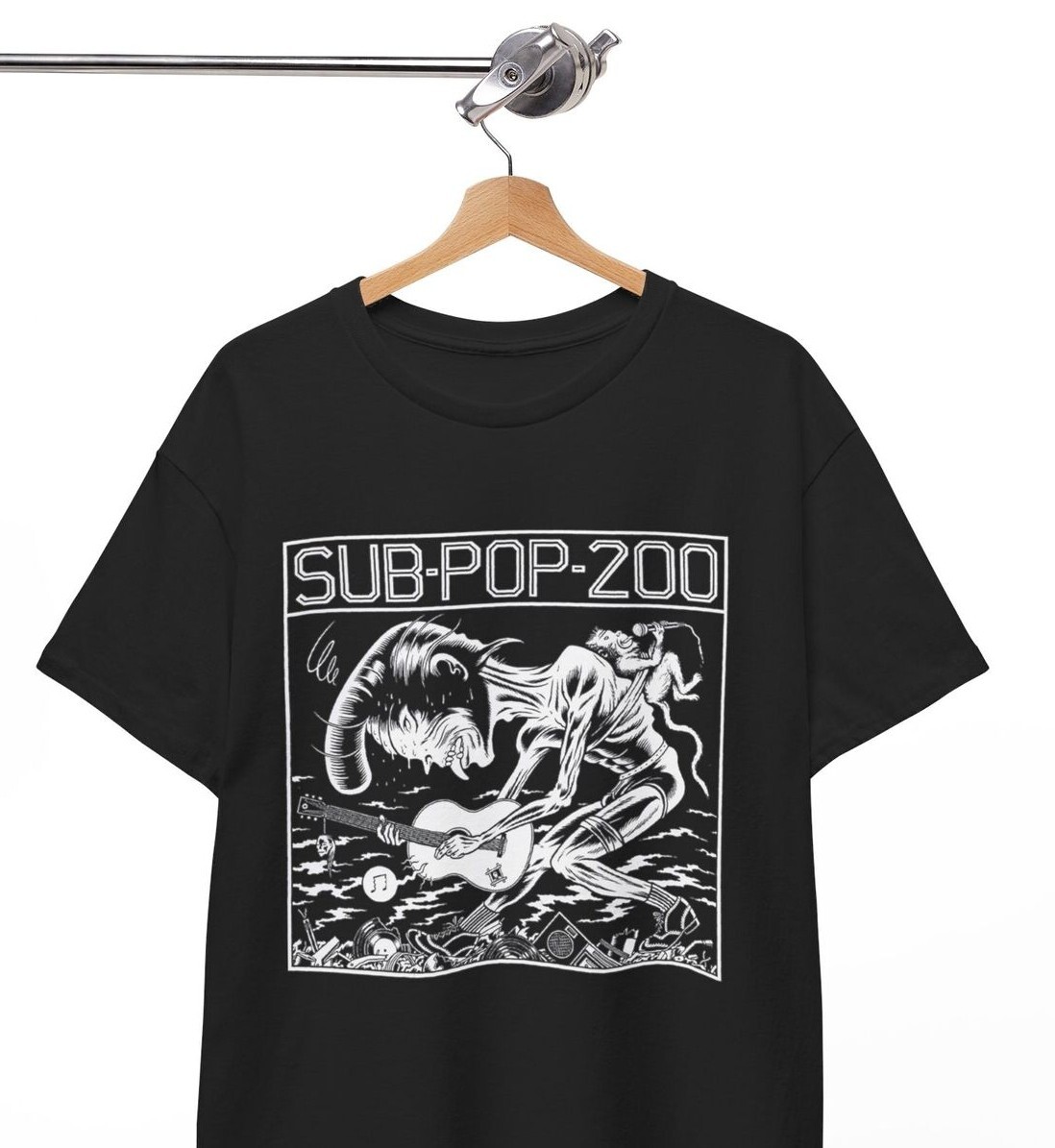 hype! Tシャツ NIRVANA ニルヴァーナ sub pop サブ・ポップ sub-pop-200 Shirt as worn by kurt cobain, worn by Kurt