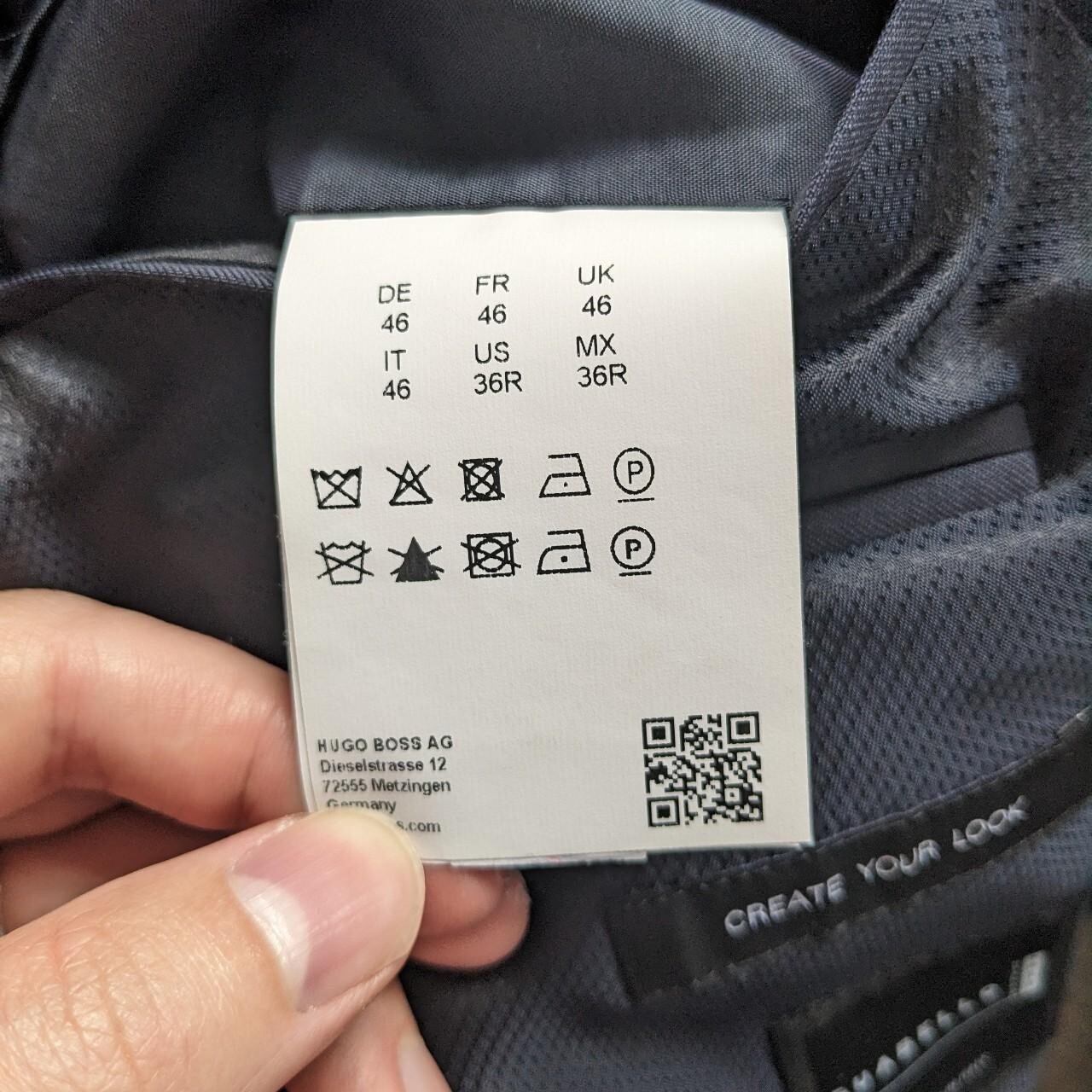 Hugo Boss x Guabello Super 120 Navy Suit Jacket and Trousers Gently