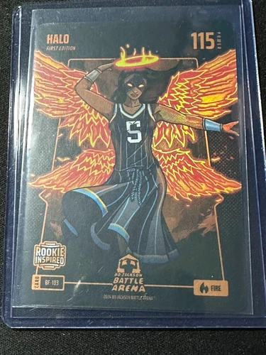 2024 Bo Jackson Battle Arena 1st Edition Halo Angel Reese Rookie Fire Battlefoil