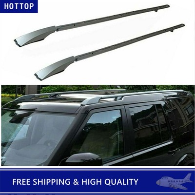 2Pcs Side Rail Bar Roof Rail Racks Fits for Land Rover Discovery LR3 2003-2009