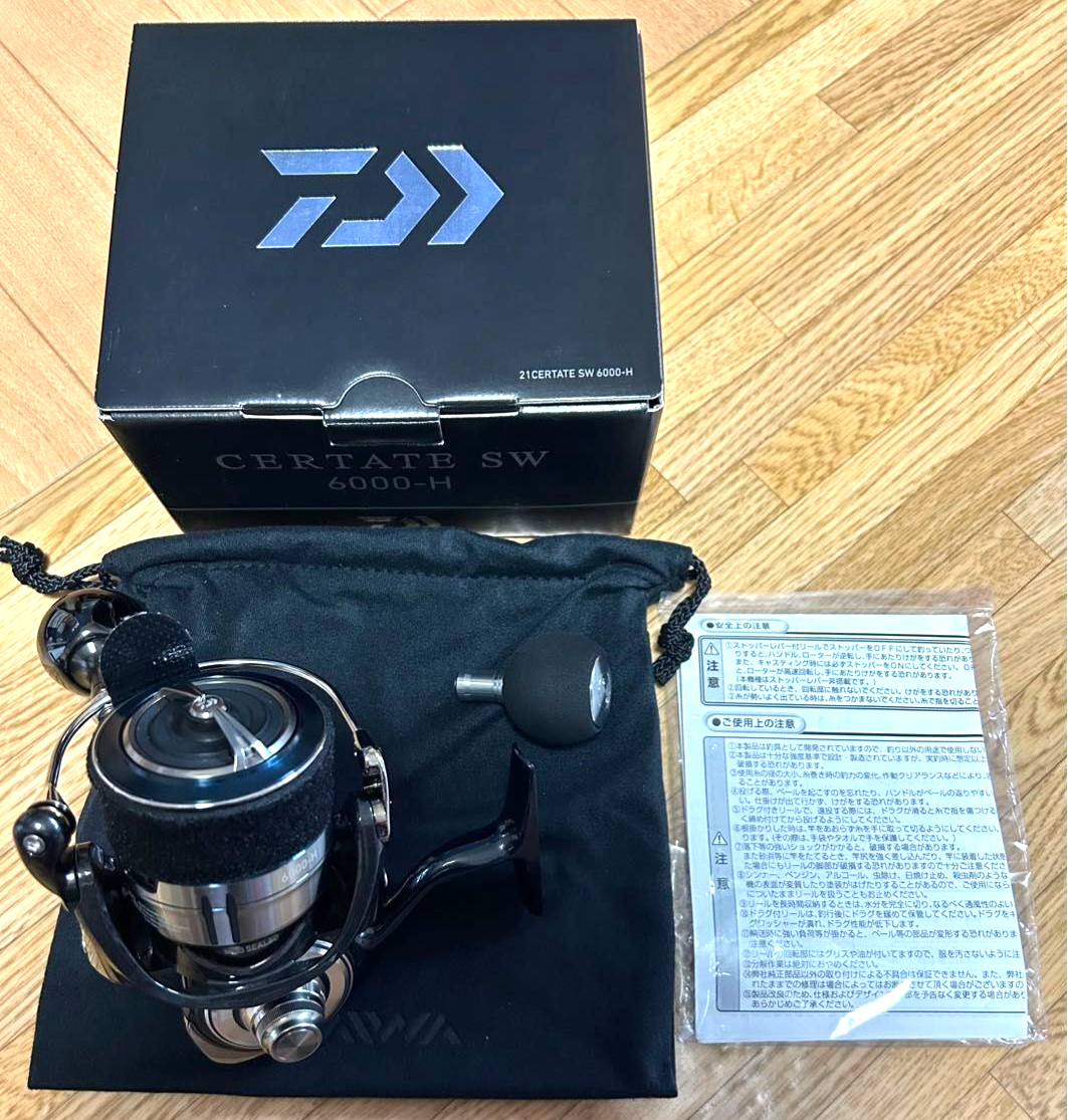 Daiwa 21 CERTATE SW 6000-H Spinning Reel Ship from JP Express