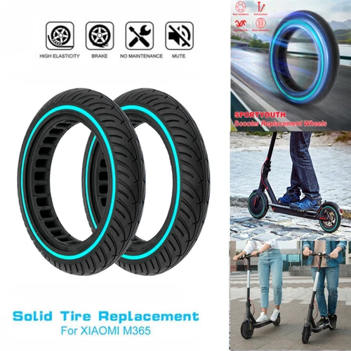 2PCS Replacement Solid Tyre 8.5" Honeycomb Tire for Xiaomi Mi M365 Pro E-Scooter