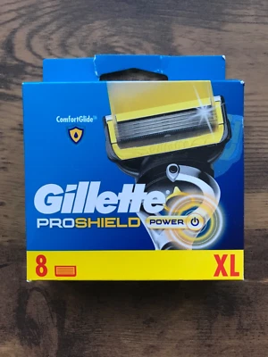 🟡 BRAND NEW SEALED 100% GENUINE Gillette Pro Shield XL Blades 8 PACK 🟡