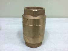 NEW, STRATAFLO 2'' BRASS CHECK VALVE W/METAL POPPET F400, PIPE VALVE 400LBS
