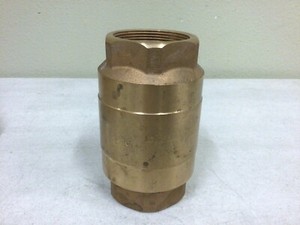 NEW, STRATAFLO 2'' BRASS CHECK VALVE W/METAL POPPET F400, PIPE VALVE 400LBS