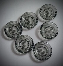 1/2" 'Crystal' Sage Craft/Clothing Buttons