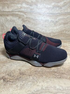 Under Armour UA HOVR Tour Spikeless Golf Shoes Black Orange Size 8-14