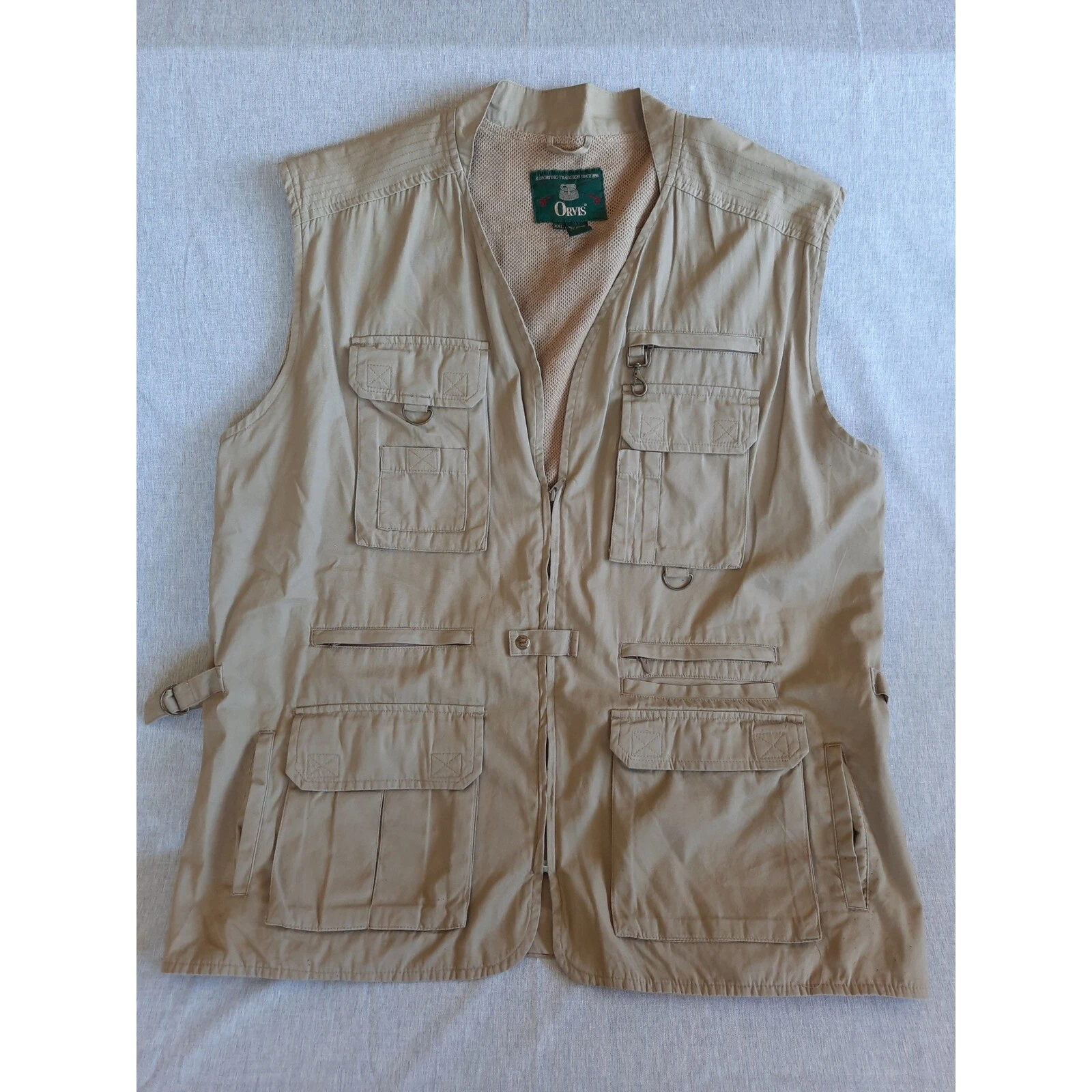 Orvis Men XXL Vintage Vest Fishing Utility Beige Hiking Camp Jacket Pocket Relax
Opens in a new wind