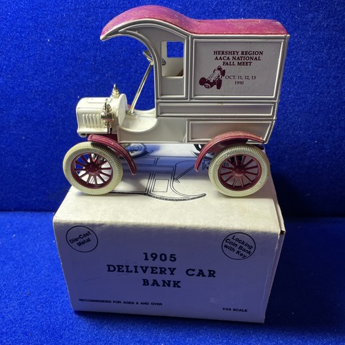 ERTL HERSHEY REGION AACA NATIONAL FALL MEET 1990 1905 DELIVERY CAR BANK
