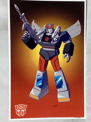 G1 Transformers Autobot Bluestreak Poster 11x17 Picture Grid Box Art FREESHIP