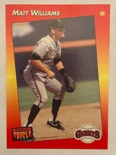 1992 Donruss Triple Play #4 Matt Williams San Francisco Giants