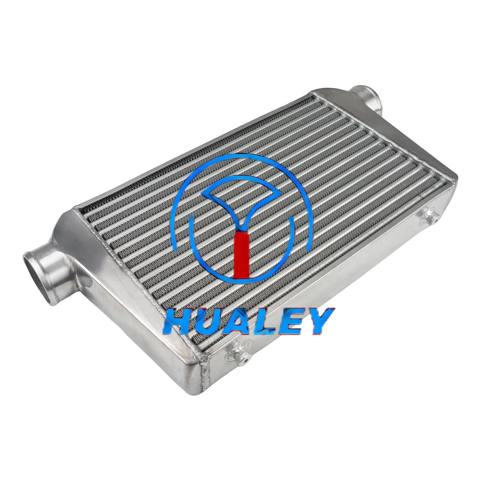 Intercooler de montaje frontal FMIC universal de 3,0" 24,6*13*3,3" tubo de aluminio y turbo aleta Foto 3 de 4