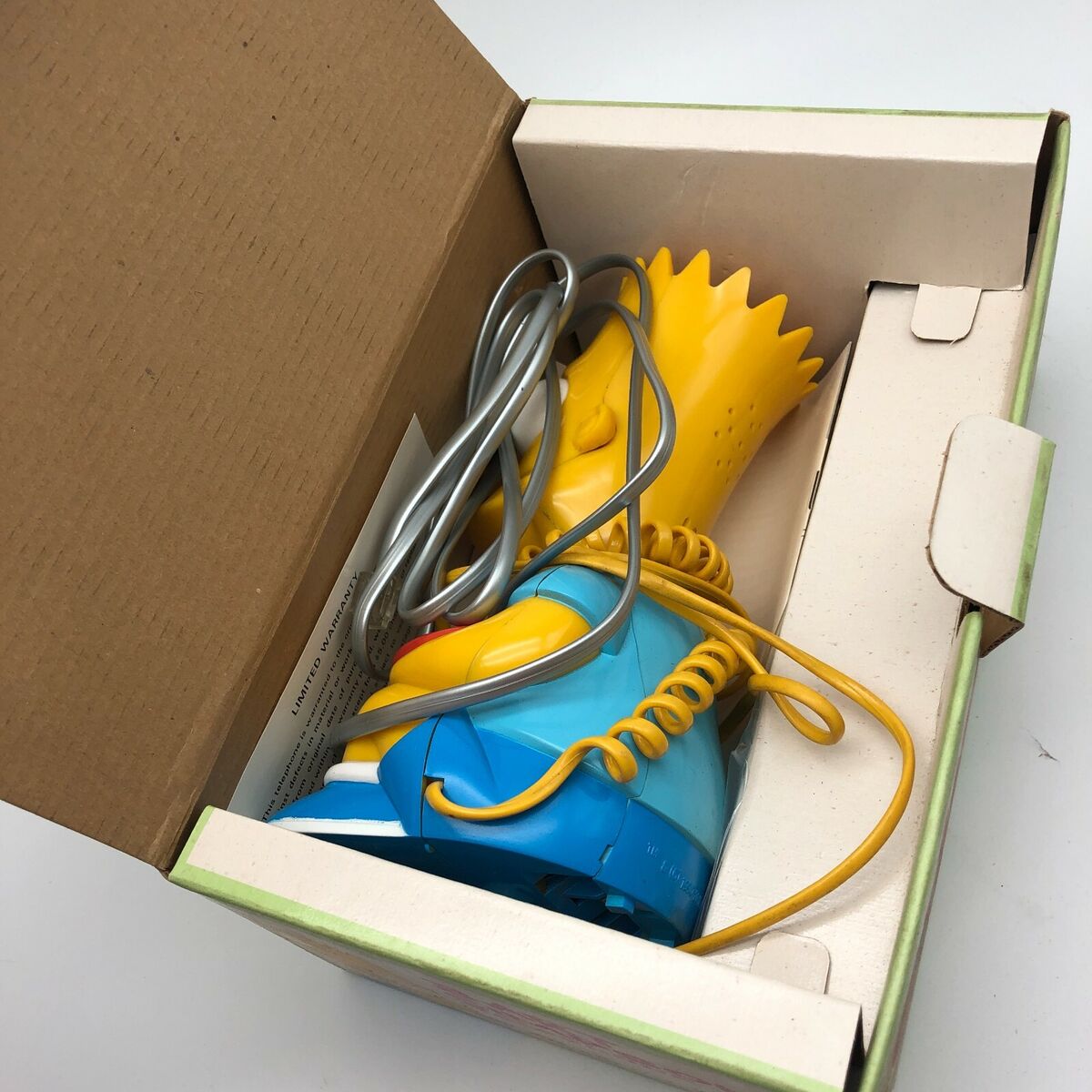 シンプソンズ　受話器 SIMPSONS Vintage Open Box Bart Simpson Phone Telephone 1990