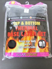 Thermal Underwear, Polar Extreme, Women, Medium, Black, New in Package