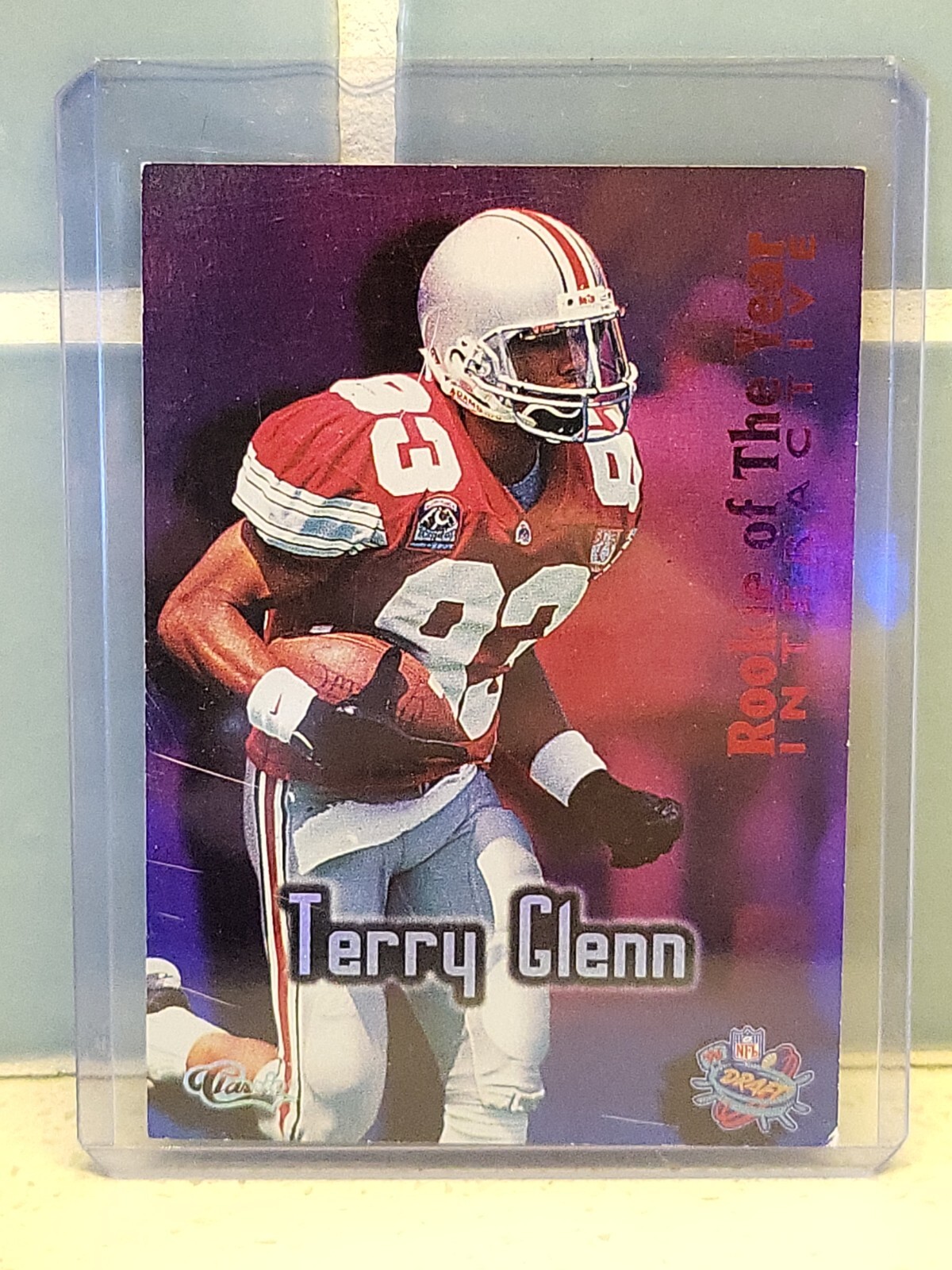 1996 Classic NFL Rookies of the Year Interactive Terry Glenn #RY5 Rookie - LOoK!